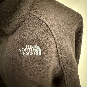 Chocolate brown Northface ladies fleece Medium